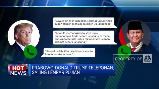 Video: Prabowo-Donald Trump Teleponan Hingga Izin Impor Susu Ditahan