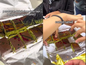 Cokelat Dubai Mahal, Anak Kantor Ini Kompak Patungan
