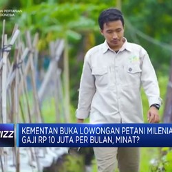 Kementan Buka Lowongan Petani Milenial, Gaji Rp 10 Juta Per Bulan