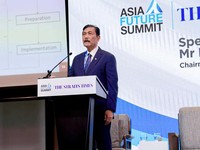 Luhut Bicara di Singapura, Beberkan 2 Pilar Strategi Ekonomi Prabowo