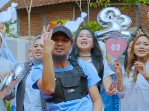 Cara Ibnu The Jenggot Dukung Syakur Amin-Putri Karlina di Pilkada Garut
