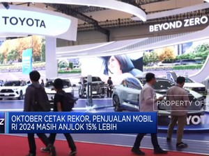 Oktober Cetak Rekor, Penjualan Mobil RI Masih Anjlok 15% Lebih