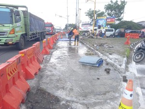 Hati-hati Melintas! Ring Road Utara Mulai Dibor untuk Fondasi Tol Jogja-Solo
