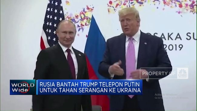 Video:Rusia Bantah Trump Telepon Putin Untuk Tahan Serangan Ke Ukraina