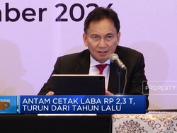 Video: Antam Cetak Laba Rp 2,3 T, Turun Dari Tahun Lalu