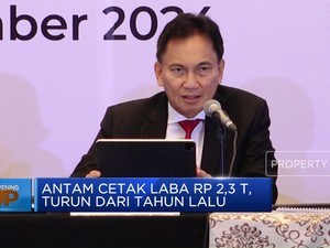 Video: Antam Cetak Laba Rp 2,3 T, Turun Dari Tahun Lalu