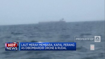 Video: Kapal Perang AS Dibombardir Houthi Hingga CEO Nvidia Mau ke RI