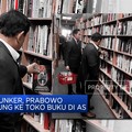Video: Momen Prabowo Berkunjung Ke Toko Buku di Washington DC, AS