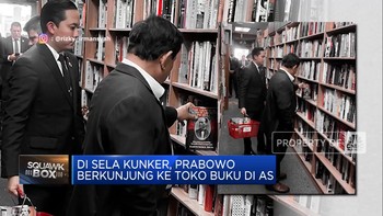 Video: Momen Prabowo Berkunjung Ke Toko Buku di Washington DC, AS