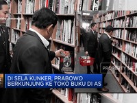 Video: Momen Prabowo Berkunjung Ke Toko Buku di Washington DC, AS