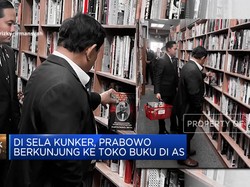 Video: Momen Prabowo Berkunjung Ke Toko Buku di Washington DC, AS