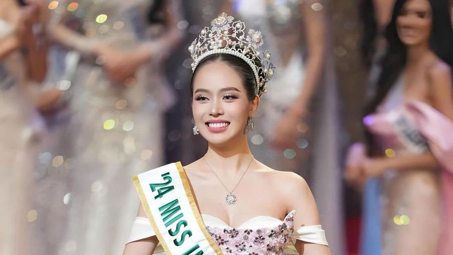 Huynh Thi Thanh Thuy memenangkan ajang Miss International 2024. (Instagram @thanhthuy.hhvn)