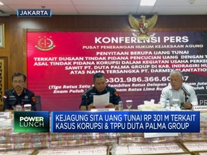 Video: Kejagung Sita Rp 301 M Terkait Korupsi & TPPU Duta Palma Group