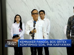  Kemnaker Panggil Sritex, Konfirmasi Soal Isu PHK