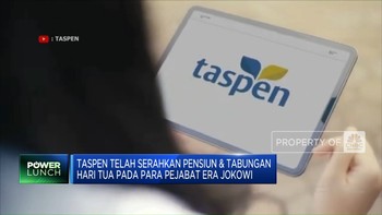 Video: Taspen Serahkan Pensiun & Tabungan Hari Tua Pejabat Era Jokowi