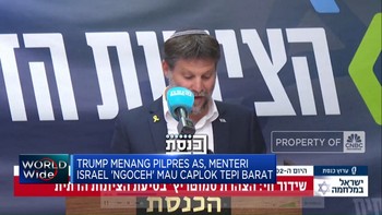 Video: Trump Menang, Menteri Israel 'Ngoceh' Mau Caplok Tepi Barat
