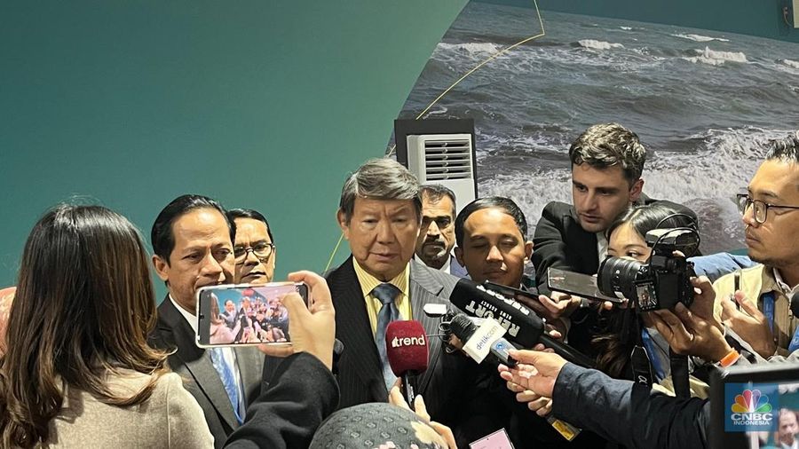 Utusan Khusus Presiden untuk Perubahan Iklim dan Energi Hashim Djojohadikusumo di COP29 di Baku, Azerbaijan, Selasa (12/11/2024). (²©²ÊÍøÕ¾)