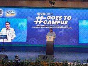 Warek UMSU Dorong Mahasiswa Masuk ke Jurnalistik di detiksumut #GoesToCampus