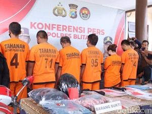 6 Pelaku Judi Online Diringkus Polres Blitar