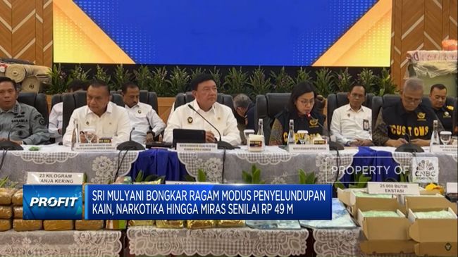 Video: Sri Mulyani Bongkar Ragam Modus Penyelundupan ke RI