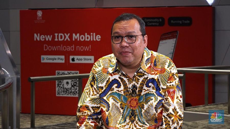 Direktur Utama Bursa Efek Indonesia, Iman Rachman dalam Road To ²©²ÊÍøÕ¾ 2024 di Bursa Efek Indonesia, Jakarta, Kamis (14/11/2024). (²©²ÊÍøÕ¾ TV)