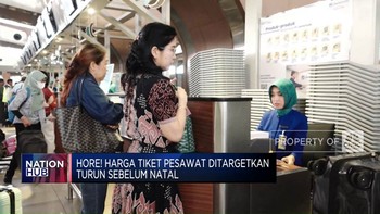 Video: Harga Tiket Pesawat Ditargetkan Turun Sebelum Natal