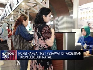  Harga Tiket Pesawat Ditargetkan Turun Sebelum Natal