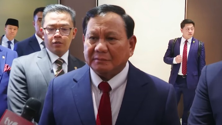 Keterangan Pers Presiden Prabowo usai Terima Menteri Pertahanan Amerika Serikat, 13 November 2024. (YouTube/Sekretariat Presiden)