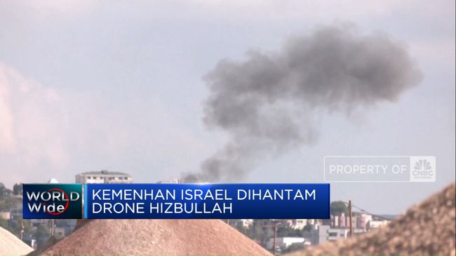 Video: Markas Militer dan Kemenhan Israel Dihantam Drone Hizbullah