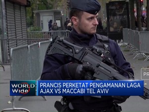 Video: Perancis Perketat Pengamanan Laga Ajax VS Maccabi Tel Aviv