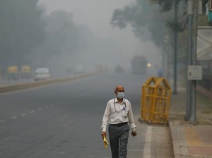 Ngeri! Polusi di India Naik ke Level Paling Parah, Nilai AQI Nyaris 500