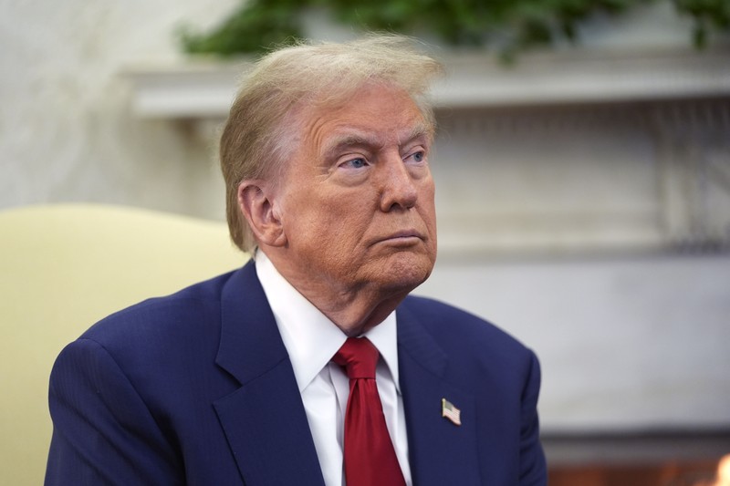 Presiden Joe Biden bertemu dengan Presiden terpilih Donald Trump di Ruang Oval Gedung Putih, Rabu, 13 November 2024, di Washington. Presiden Joe Biden bertemu dengan Presiden terpilih Donald Trump di Ruang Oval Gedung Putih, Rabu, 13 November 2024, di Washington. (AP Photo/Evan Vucci)