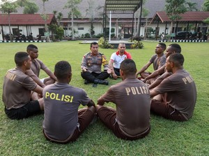 50 Siswa SPN Latja di Polres Jombang Dimotivasi Jadi Polri Profesional