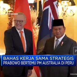 Video: Bahas Kerja Sama, Prabowo Bertemu PM Australia di Peru