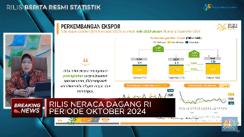 Video: RI Cetak Surplus Neraca Dagang USD 2,47 Miliar di Oktober 2024