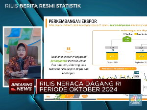 Video: RI Cetak Surplus Neraca Dagang USD 2,47 Miliar di Oktober 2024
