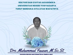 Innalillahi, Dosen Matematika FMIPA UNY Muhammad Fauzan Meninggal Innalillahi, Dosen Matematika FMIPA UNY Muhammad Fauzan Meninggal