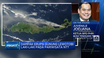 Video: Erupsi Gunung Lewotobi Bikin Okupansi Hotel NTT Anjlok 50%