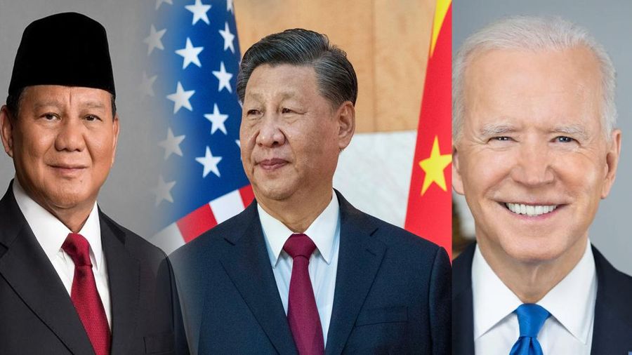 Kolase Prabowo, Xi Jinping dan Joe Biden