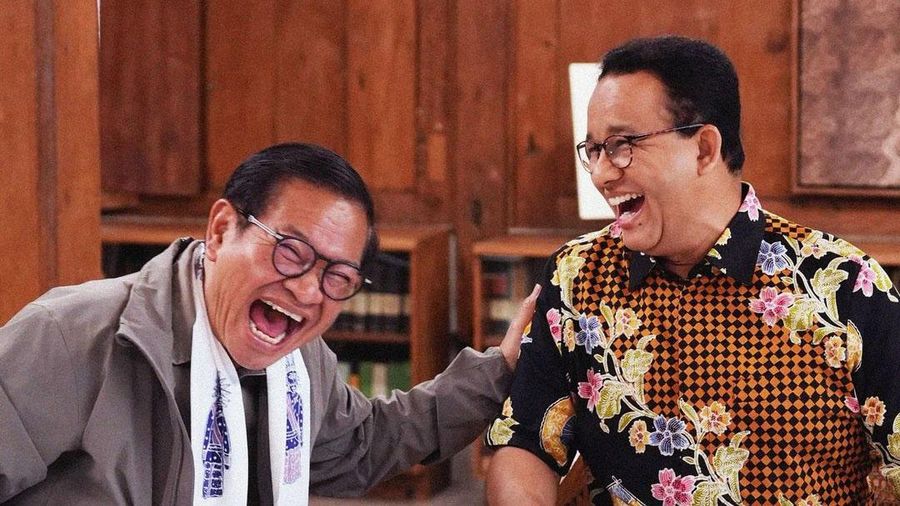 Pasangan calon gubernur dan calon wakil gubernur nomor urut 3 dalam Pemilihan Umum Gubernur dan Wakil Gubernur Daerah Khusus Ibu Kota Jakarta Pramono Anung-Rano Karno, bertemu dengan eks Gubernur DKI Jakarta Anies Baswedan. (Instagram @aniesbaswedan)