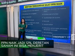 Video: Saham-saham Yang "Dirugikan" Saat PPN Naik Jadi 12%
