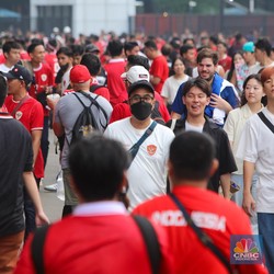 Penampakan GBK Memerah Jelang Laga Melawan Samurai Biru