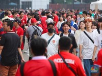Penampakan GBK Memerah Jelang Laga Melawan Samurai Biru