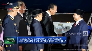 Video: Terbang ke Peru, Prabowo Temui Presiden Dina Boluarte