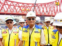 Menteri PU Cek Progres Underpass Joglo Surakarta, Yakin Kelar Desember
