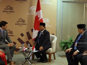 Prabowo Bertemu Trudeau, Bahas Kerjasama Digital - Energi Terbarukan