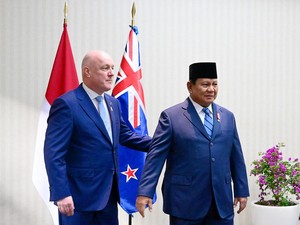 Prabowo dan PM Selandia Baru Komitmen Tingkatkan Kerja Sama Bilateral