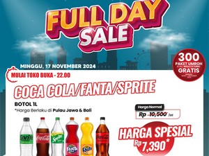 Transmart Full Day Sale Kasih Diskon Jumbo buat Minuman Ringan Nih