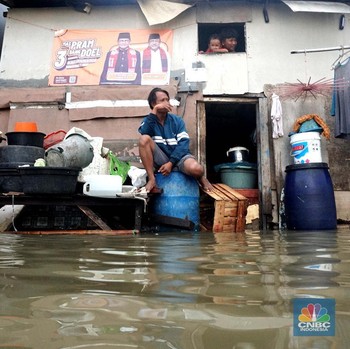 Pesisir Utara Jakarta Dilanda Banjir Rob, 3 RT Terendam