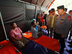 Kapolri Ungkap Mayoritas Warga Terdampak Erupsi Lewotobi Ingin Relokasi
